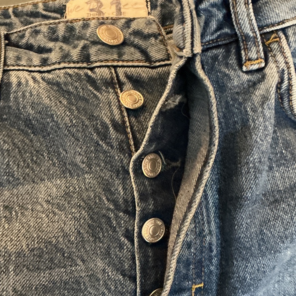 We The Free Patriotic Flare Jeans - Red, White, and Blue - Picture 4 of 7